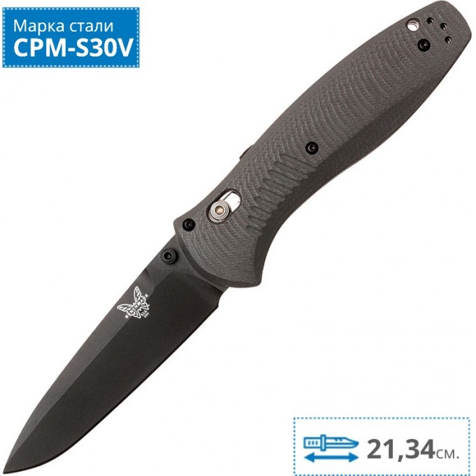 Нож BENCHMADE 580BK-2 BARRAGE BM580BK-2 Нож BENCHMADE 580BK-2 BARRAGE BM580BK-2