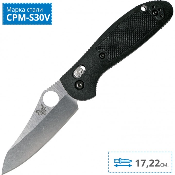 Нож BENCHMADE 555-S30V MINI GRIPTILIAN BM555-S30V