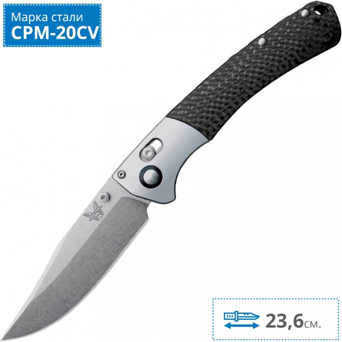 Нож CU15080-SS-20CV CROOKED RIVER BMCU15080-SS-20CV Нож CU15080-SS-20CV CROOKED RIVER BMCU15080-SS-20CV